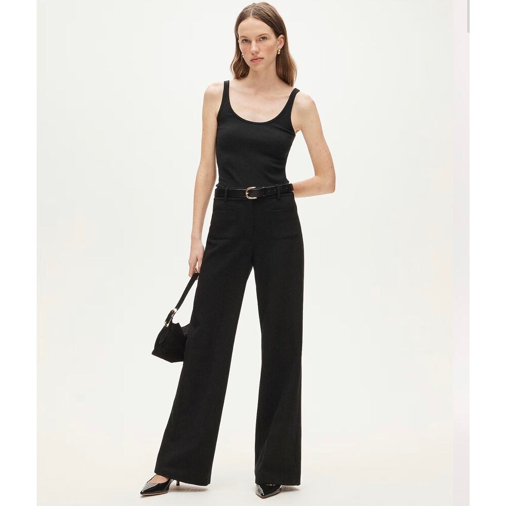 J. Crew Carolina pant in four-season stretch Black NWT size 2